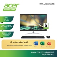 Acer Aspire AIO Pc (I7-1260P|8GB DDR4|512GB SSD|Intel Iris Xe|23.8" Touch|W11H|Office Home&Student|3