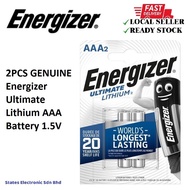 2PCS GENUINE Energizer Ultimate Lithium AAA Battery 1.5V - L92BP2