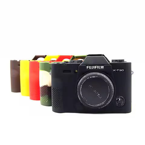 Soft Silicon Rubber Case Cover Frame Skin Protector for Fujifilm Fuji X-T30 II XT30 XT30II Mirrorles