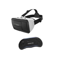 [NEW] 3D VR Headset Lightweight Comfortable Portable Glasses for Gaming Movies B01 Handle Virtual Re