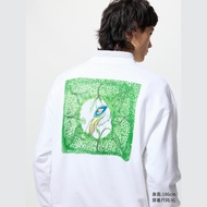 เสื้อสเวตเตอร์ลายพิมพ์แขนยาวลายกราฟิก STUDIO GHIBLI เสื้อใส่ได้ทั้งชายและหญิงเสื้อลำลองโอเวอร์ไซส์ผ้