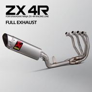 Akrapovic M1 super racing exhaust kit For Kawasaki ZX4R ZX-4R ZX25R ZX-25R full exhaust system