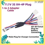 YOHII 1/5pcs Adapter Cable, 11.1V 3S XH-4P/7.4V 2S XH-3P Plug Multistyles Lithium Battery Charger, H