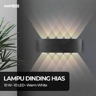 TaffLED Indoor Plastic Body Decorative Wall Lamp 10W 10 LED Warm White - 10T