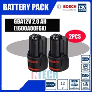 BOSCH GBA12V 2.0AH LI-ON BATTERY (2PCS BATTERY)