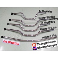 67 / 68 / 72 / CD / CL / Win chrome-plated handlebars Cafe racer tracker classic
