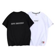 Aape t shirt original a bathing ape camouflage ape bape t shirt pure cotton round neck fluorescent c