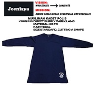 T-SHIRT MUSLIMAH KADET POLIS (JENAMA Jeenisya)