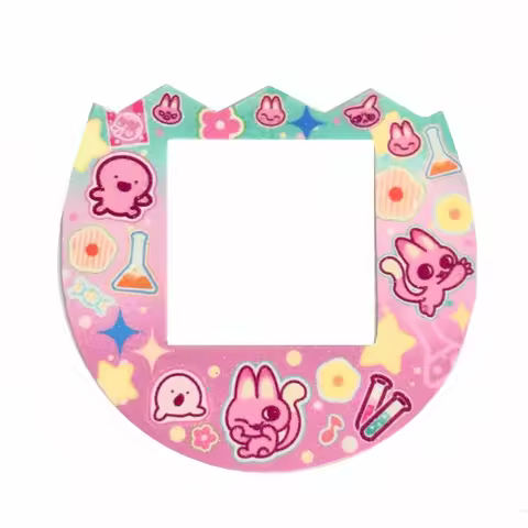 In-stock Tamagotchi pix pix party panel paper adhesive type replacement panel laser film removable