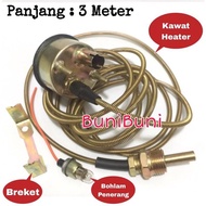 MESIN NEW!!! Temperature Ampere Heat Ampere/ Universal Car & Engine Temperature Meter/