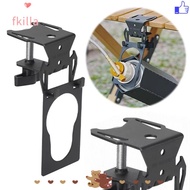 FKILLA Gas Canister Stand, Outdoor Iron Canister Hanging Hook, Travel Multi-purpose Gas Canister Hoo