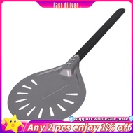 JR-Turning Pizza Peel with 8 inch Aluminum Round Pizza Paddle, 23.6 inch Overall, Outdoor Pizza Oven