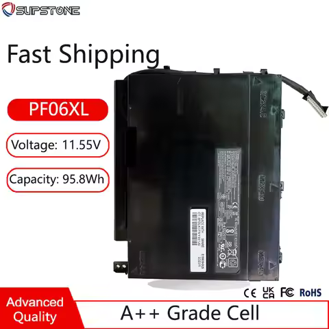 New PF06XL HSTNN-DB7M Laptop Battery For HP Omen 17-W201NE W100UR W110NG W232TX W104NO TPN-Q174 8532