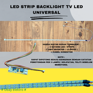 Lampu LED Backlight tv universal LED strip paket komplit