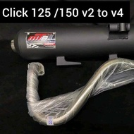 Mt8 PIPE FOR HONDA CLICK 125/150 V2,V ,V4,V5