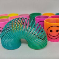 SizzLing Toys Per Slinky Smile Rainbow Small Size Spring Emoji Motif Cute toys children's toys