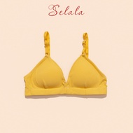 Áo Bra Cotton Selala Gân Tăm Đệm Mỏng Thoải Mái Thoáng Mát BS01