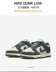 Nike Dunk Low Vintage Green 大童 (EUR39)