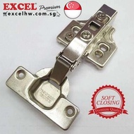 [Excel Hardware] Designer T15-3D Soft Closing Clip On Hinge W/3 Holes Mp