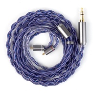 KBEAR Neon HIFI Earphone Cable With QDC/0.78mm/MMCX Connector 4-Strand 5N High-purity OFC LineFor TR