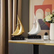 LAYAR Vintage Sailboat Decoration Vintage Style Sailing Boat Decoration/