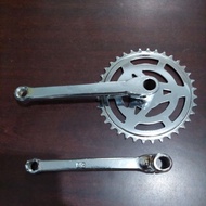Bicycle crank gear