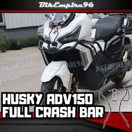 Husky ADV150 Full Crash Bar Crash Bar Frame Perfect Welding Black steel