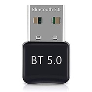 Bluetooth 5.0 USB Dongle Adapter for PC, Bluetooth Receiver for Laptop/Computer/Desktop, Support Windows 10/8/8.1/7, USB