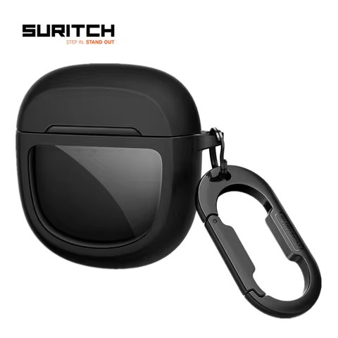 For Bose QuietComfort Earbuds II / QuietComfort Ultra Earbuds Cover with Magnetic Lid Lock &Carabine