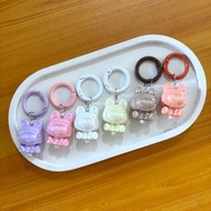 GANTUNGAN Winsstyle Keychain Cute Poodle Character Cute Keychain BagCharm Keychain WG97