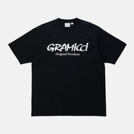 GRAMIC'A Classic Simple Basic Letter Printed Cotton Round Neck Versatile Short Sleeve T-shirt