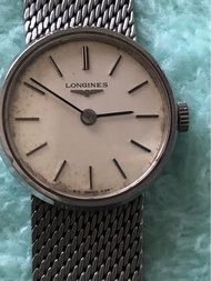 浪琴錶 LONGINES  女錶  瑞士製造 手動上鍊 銀色