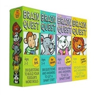 🚚包郵🚚 Brain Quest 4盒套装 問答卡 2-6歲 智力開發 大腦任務