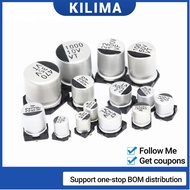 SMD Electrolytic Capacitor Aluminum 10UF 22UF 47UF 100UF 220UF 330UF 470UF 1000UF 6.3V 10V 16V 25V 3