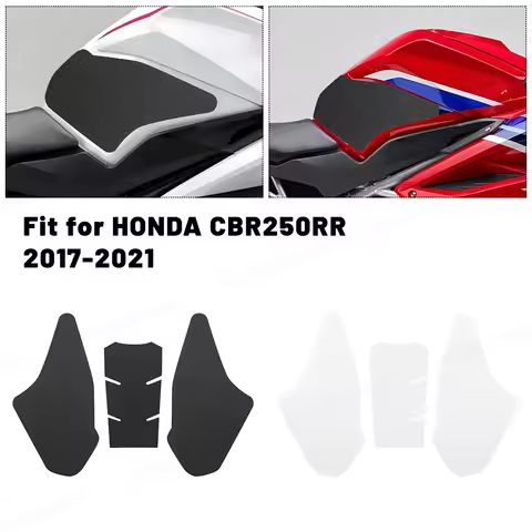 Motorcycle Anti-Slip Tank Side Decals Pad Protector Stickers Fit for Honda CBR250RR CBR250 RR CBR 25
