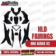 HLD FAIRINGS FOR AEROX V2 BLACK