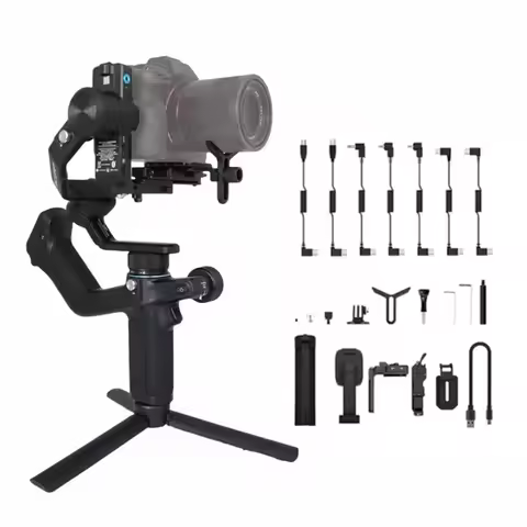 FeiyuTech SCORP Mini 2 for Mirrorless Camera Action Camre Smartphone, 3 Axis Stabilizer for Sony/GoP