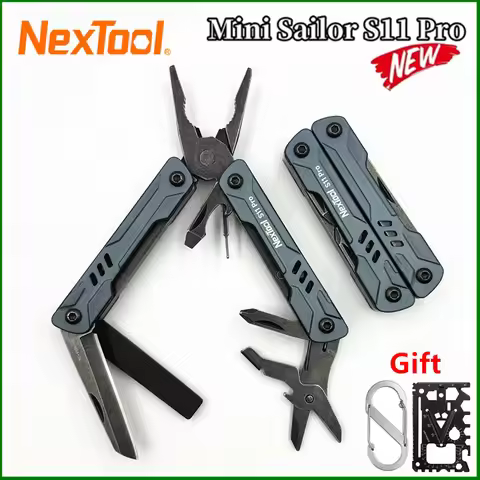 2025 New NexTool Mini Sailor Pliers S11 Pro 12-In-1 Multi Tool Folding Scissors Screwdriver Portable