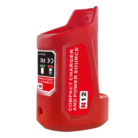 A76I N12 Battery Power Source Adapter for Milwaukee 12V M12 Battery Power Wheel Charger Adapter with