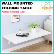 RMK Meja Belajar Meja Lipat Study Table Wall Mounted Table Foldable Wall Table Wall Folding table Me