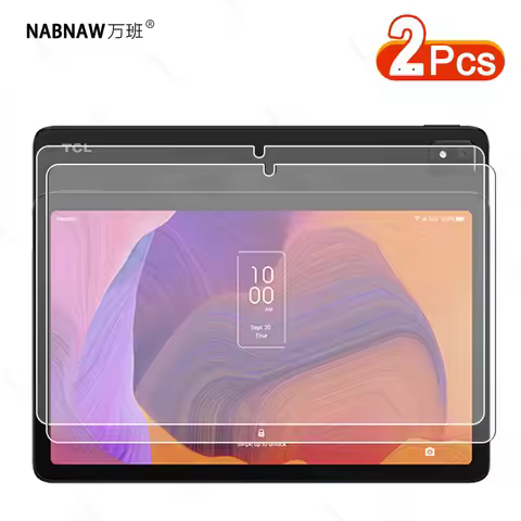 2 Pieces HD Scratch Proof Tempered Glass Screen Protector For TCL Tab 10S 10HD 10L 10 10.1 Tab Pro 5