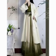 New Chinese Style Chinese Elements Improved Hanfu Daily Commuter Women's Clothing Thousand Miles Riv