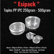 PP IPC Plastic Cake Jar Type Shatter-Proof Jar 250gram-500gram