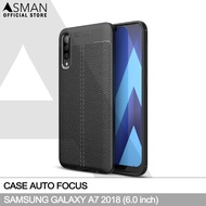 Auto Samsung Galaxyfocus A7 (2018) A750/ (6.0") | Soft Case Leather Premium - Black