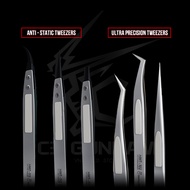 [HOBBY MIO] HIGH QUALITY STRAIGHT HEAD CURVED TIP Tweezers HOBBY MIO HMT-101 HMT-102 HMT-103 GUNDAM 