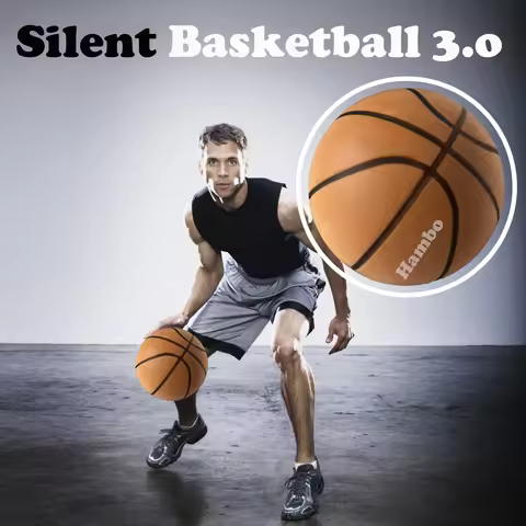 Silent Basketball Dia 24/21cm Indoor Dribble Practice Mute Bouncing Foam Ball Bounce Quiet Soft Ball