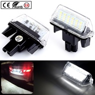2PCS Canbus Led Licence Number Plate White For Toyota Yaris/Vitz Camry Corolla Prius C Ractis Verso 