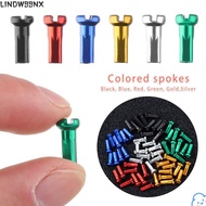 LINDW99NX 10/20/50pcs Cycling Spokes Nipples Outdoor Alloy Anodized Bike Multicolor
