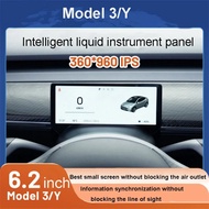 6.2inch Linux OS Automotive Dashboard For Model 3 Y Support Wireless CarPlay Wireless Android Auto A
