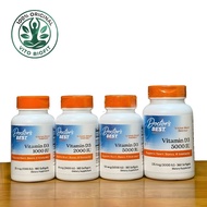 Doctors Best Vitamin D3 1000 IU 2000 IU 5000 IU 180 360 Softgels